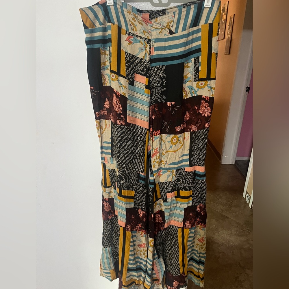 Free people wide leg pants